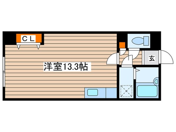 モンターニュプログレの物件間取画像